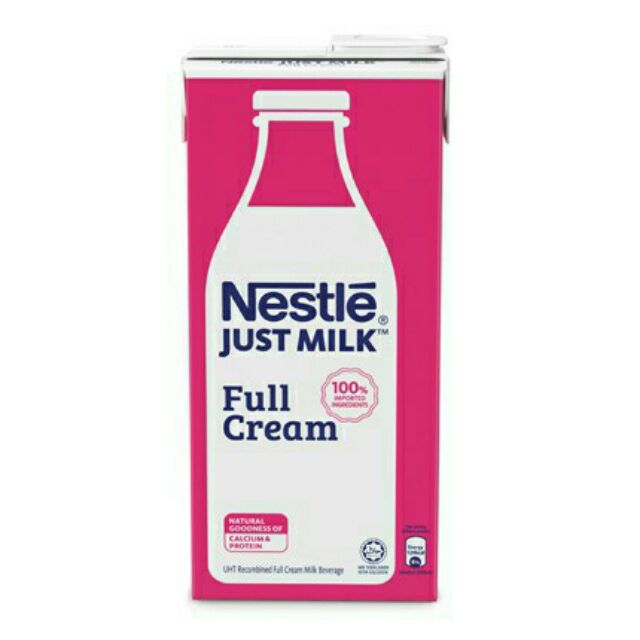 Nestle Just Milk Full Cream 1 Liter | Shopee Malaysia