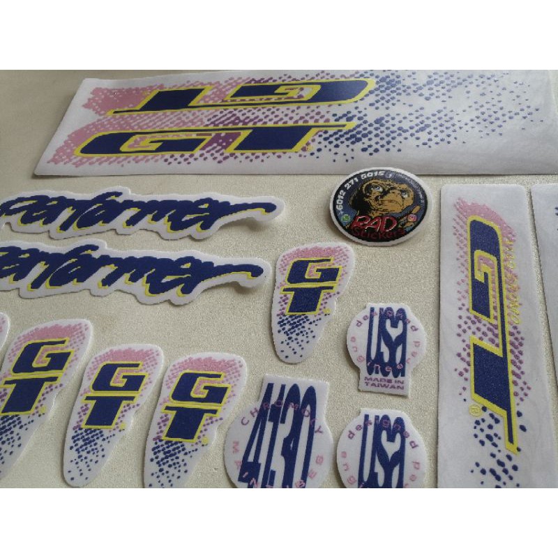 1991 GT Performer BMX Decals Set | Shopee Malaysia