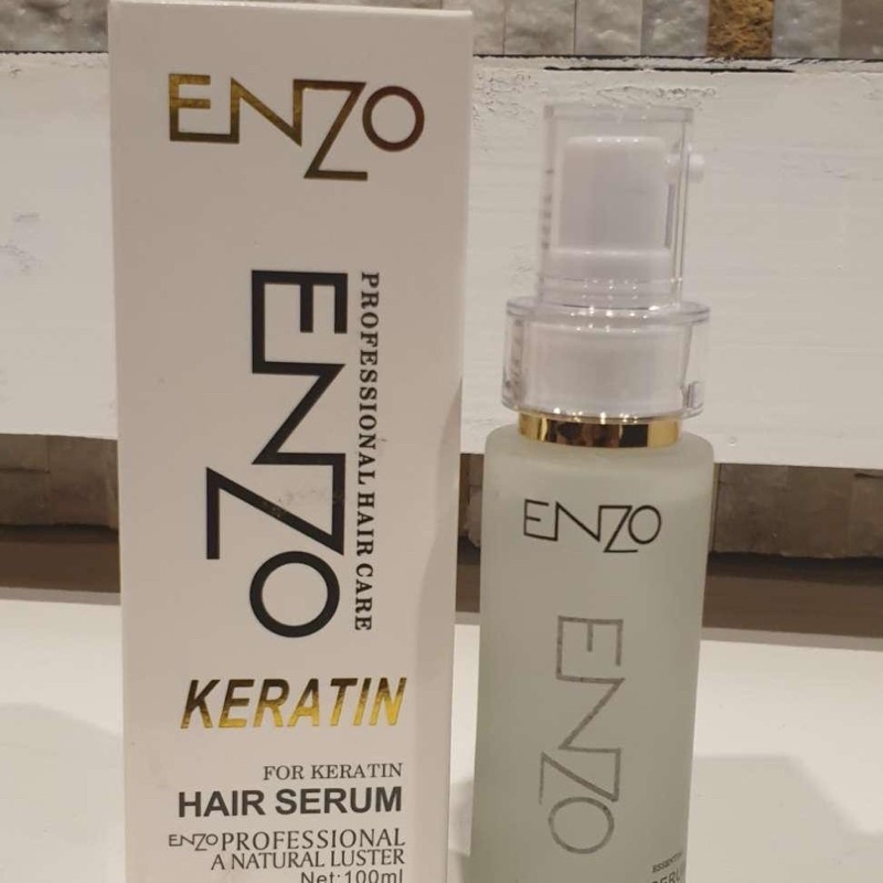 ENZO KERATIN HAIR SERUM ENZO PROFESSIONAL A NATURAL LUSTER | Shopee Malaysia