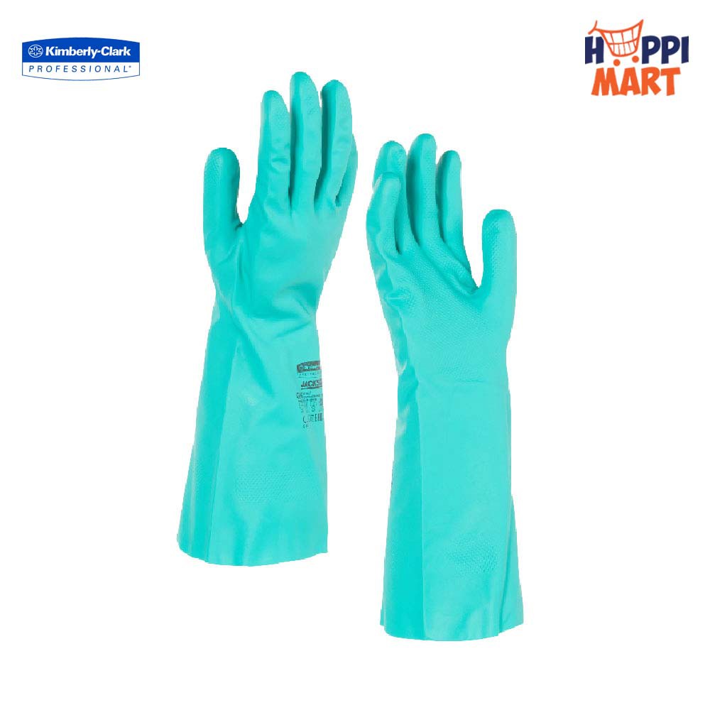 KleenGuard™ G80 Chemical Resistant Hand Specific Gloves Green (12 Pairs) M / L Shopee Malaysia