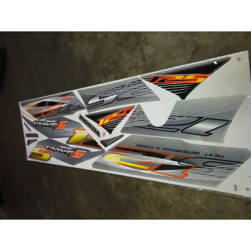 STICKER HONDA WAVE 125S(1) RACING MALL | Shopee Malaysia