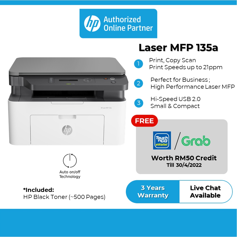 Impresora Multifuncional HP Laser 135w (4ZB83A) - Tienda HP.com México