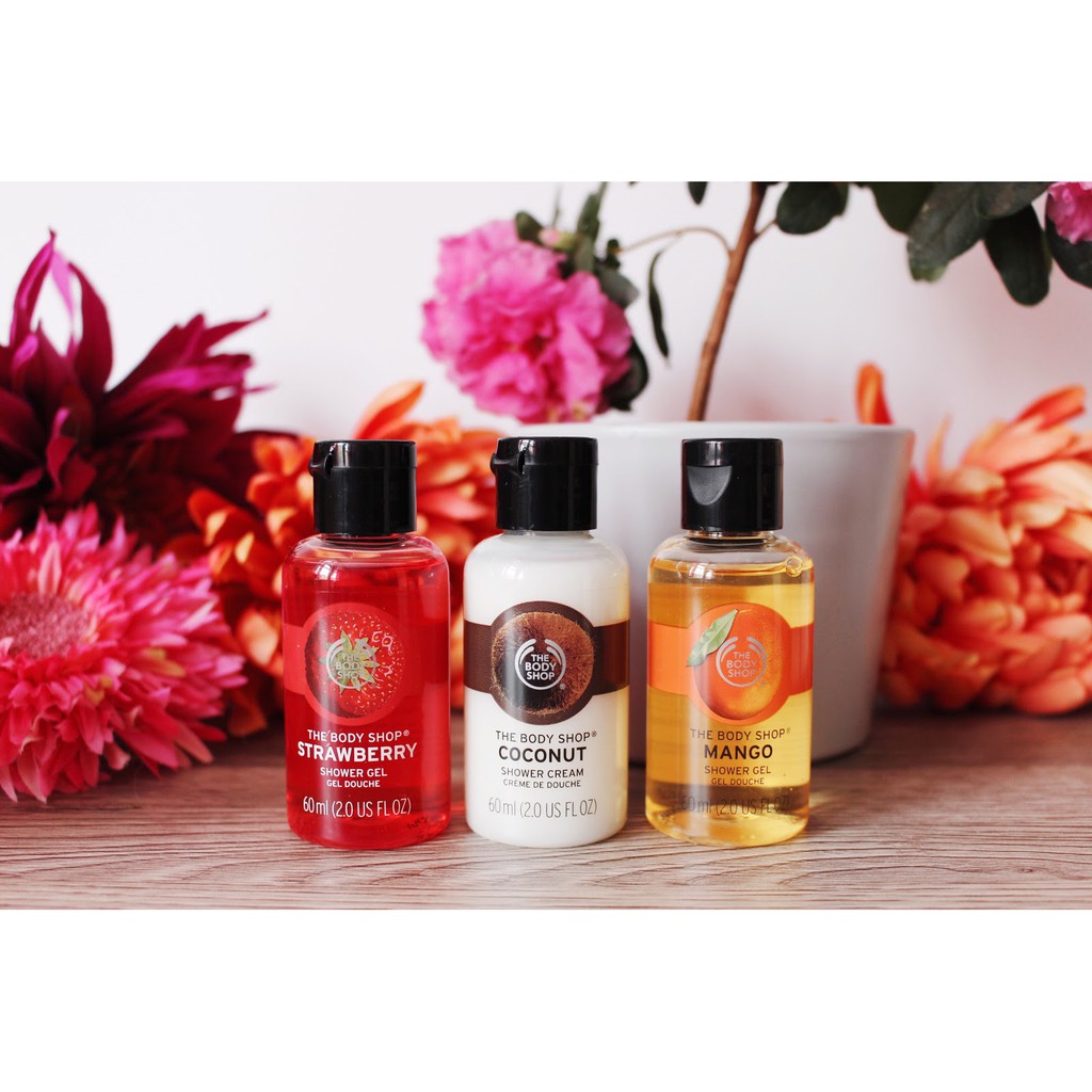 Mini Shower Gel (60ml Travel Size) The Body Shop Shopee Malaysia