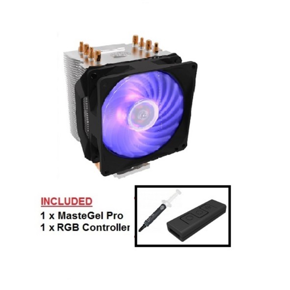 Cooler Master Hyper H410R RGB CPU Cooler Fan / AMD Ryzen AM4 / INTEL
