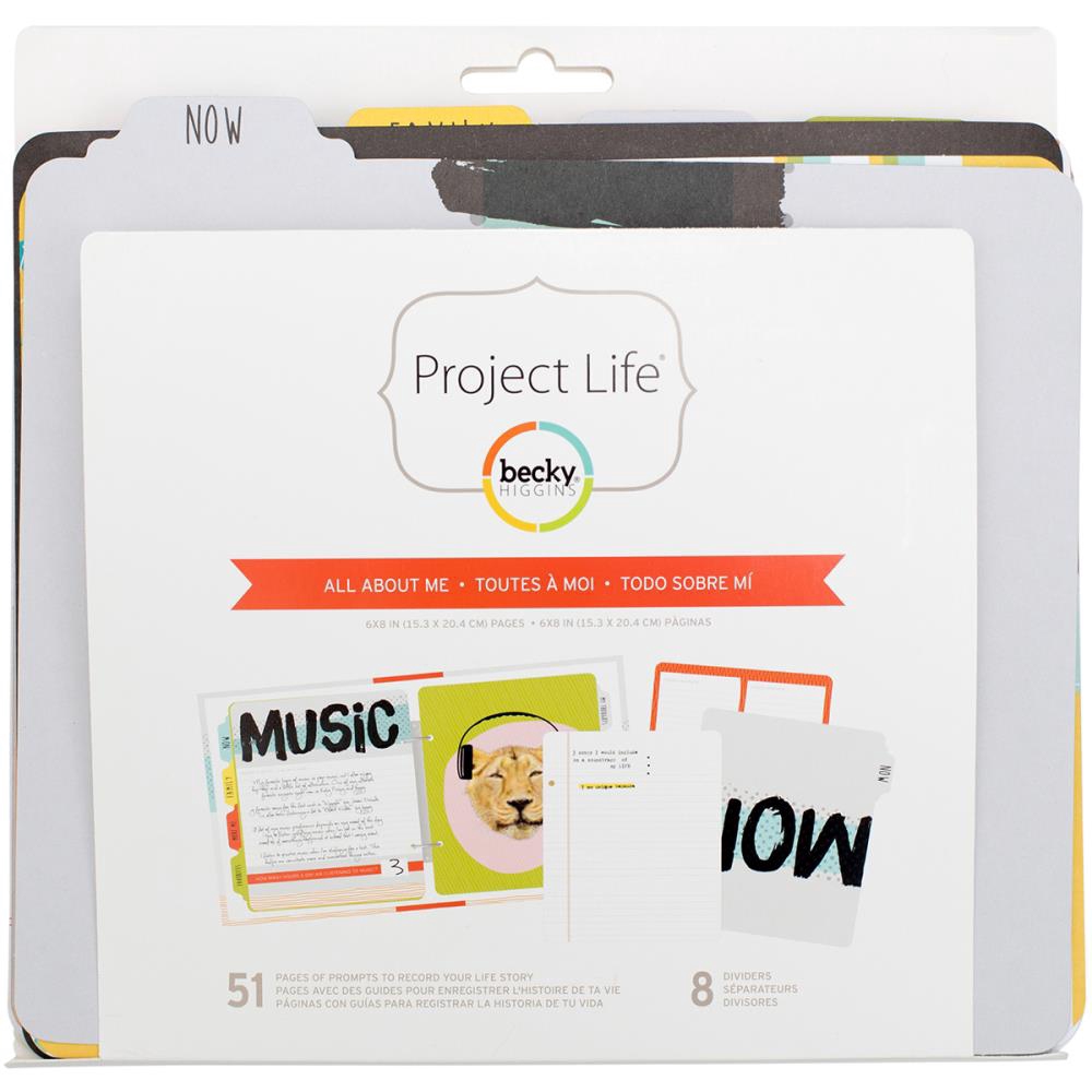 Project Life Binders 6x8 Dividers About Me Shopee Malaysia