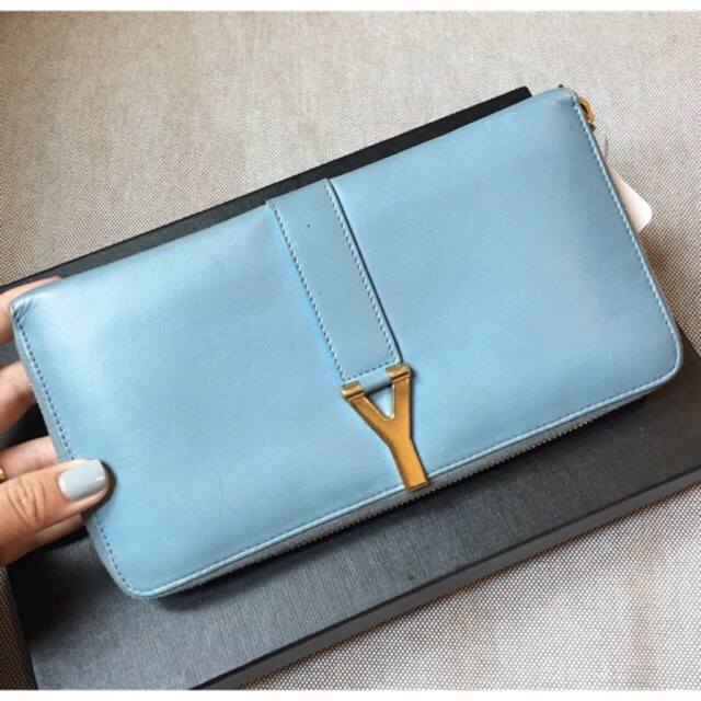 ysl light blue bag