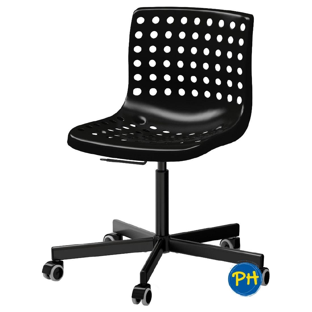 Ikea SKALBERG  Swivel Office Chair Plastic (Black) | Shopee  Malaysia