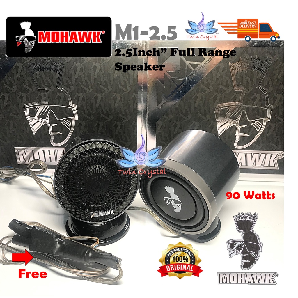 Mohawk M1 Series 2.5 inch Full Range Speaker Double Side Bass+mid