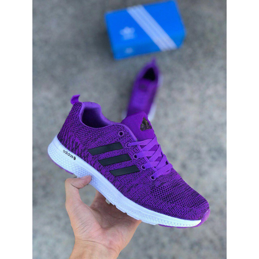 purple cloudfoam adidas