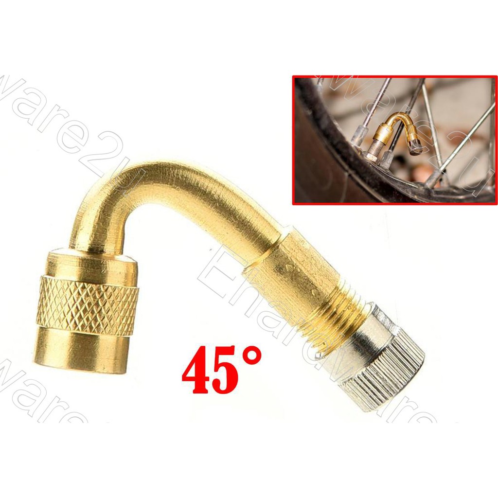 45 Degree Bent Tire Valve Extension Adapter (TVE45D) Shopee Malaysia