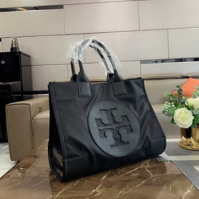 🔥🔥🔥 Tory Burch Ella Tote Style Number 55228 Nylon Handbag Shopping Bag  Shopper | Shopee Malaysia