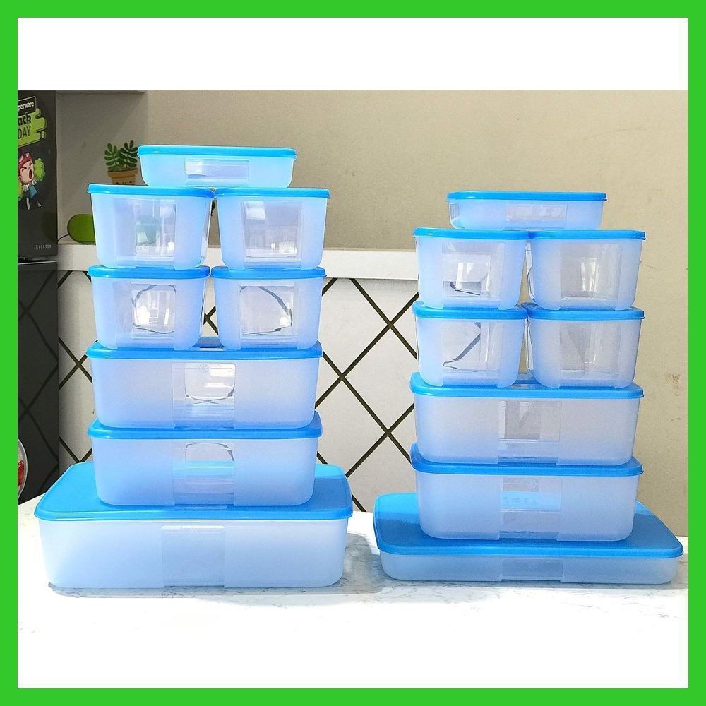 Freezermate Jumbo Set Of 16 Tupperware Boxes Shopee Malaysia