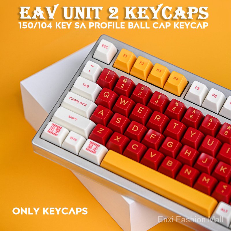 150 104 Key Sa Profile Sp Keycap Personalized Ball Cap Keycaps Suitable For Mechanical Keyboard 64 68 980 Shopee Malaysia