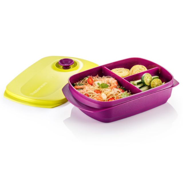 [Ready Stock] Tupperware Reheatable Divided Lunch Box