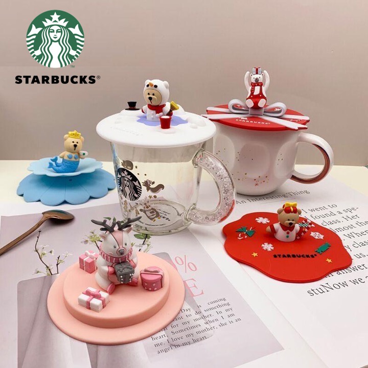 Starbucks Coffee Mug Lid Silicone Cover Famous Cute Birthday T Couple Present Shopee Malaysia