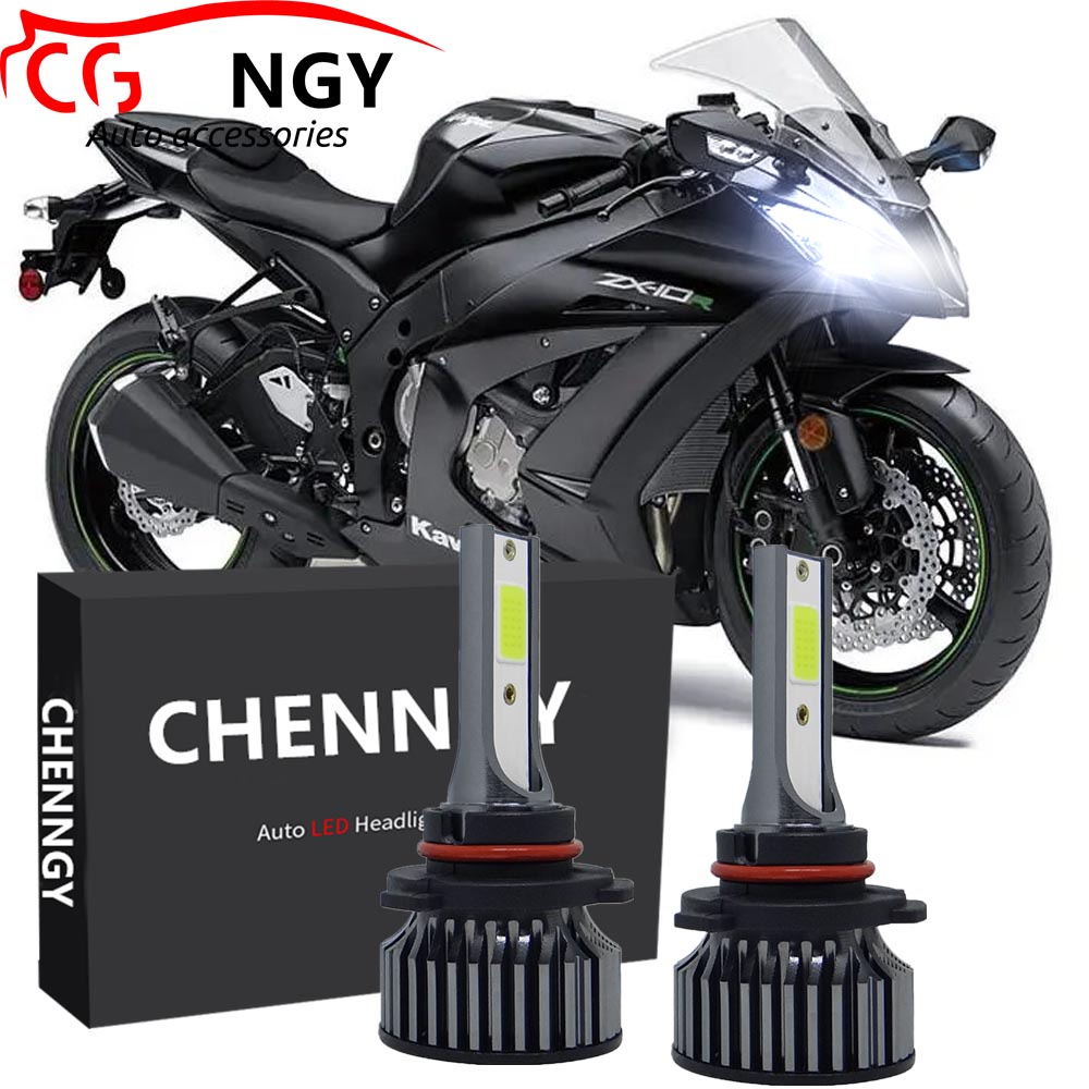 For Kawasaki Ninja ZX10R ZX6R 2003 20042016 6000K Combo LED Front LED