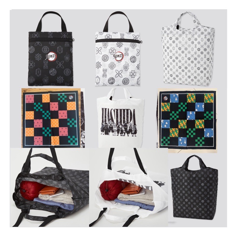 Buy Uniqlo Demon Slayer Tote Bag Seetracker Malaysia