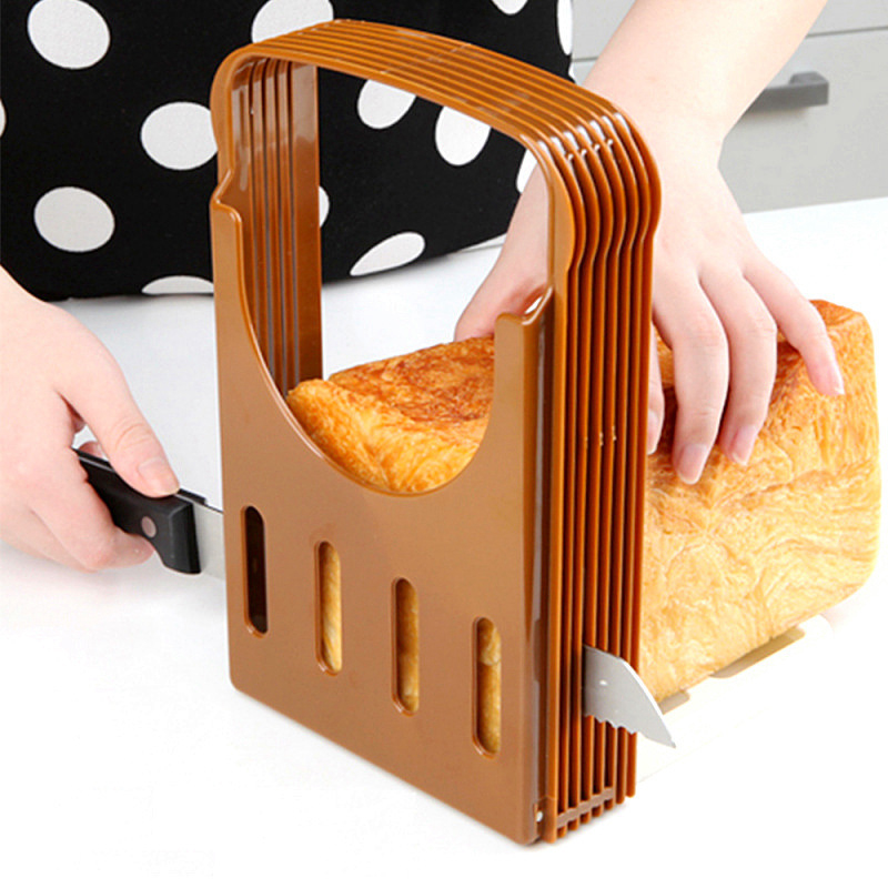 Toast Bread Slicer / Plastic Foldable Loaf Cutter / Sealive Bread Slicer Bread Machine /Cutter Bread Slicer / DIY Home Baking Kitchen Tool