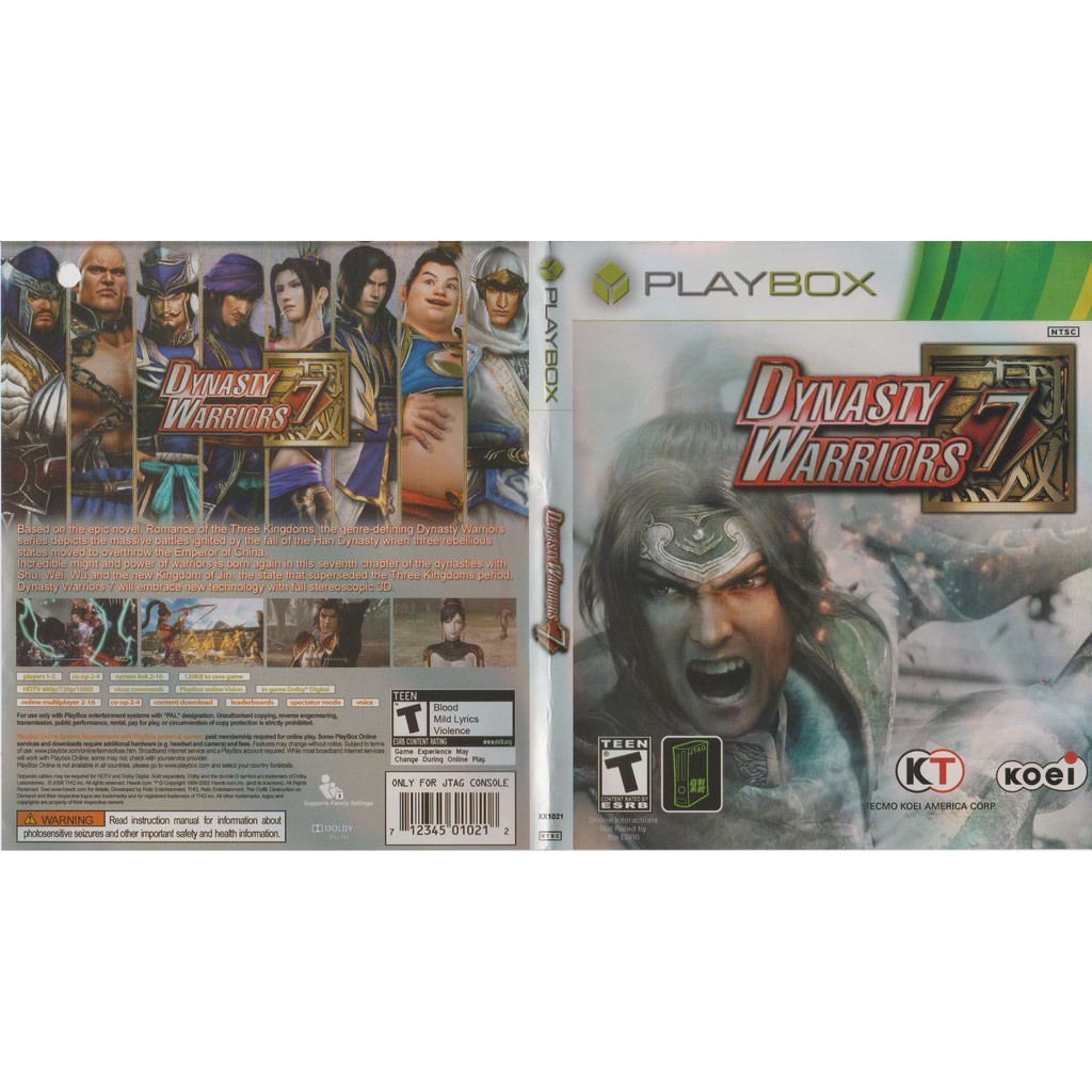dynasty warrior xbox 360