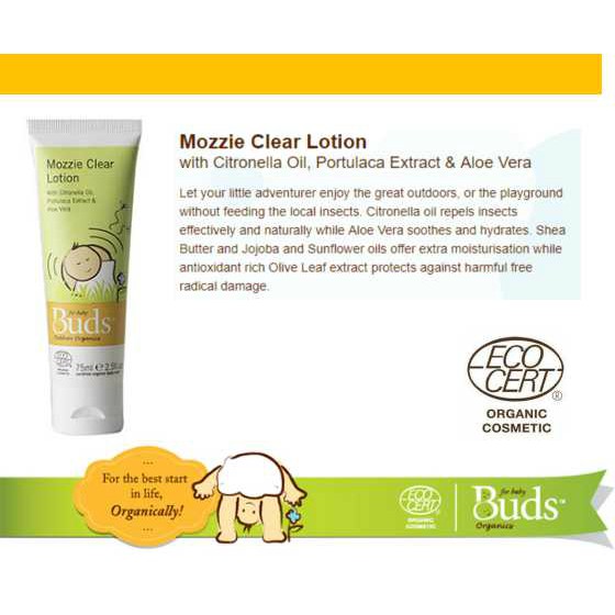 mozzie clear lotion buds