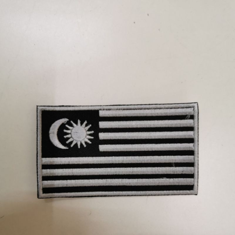 Logo Badge Bendera Malaysia Askar Penang Sulam  Shopee Malaysia