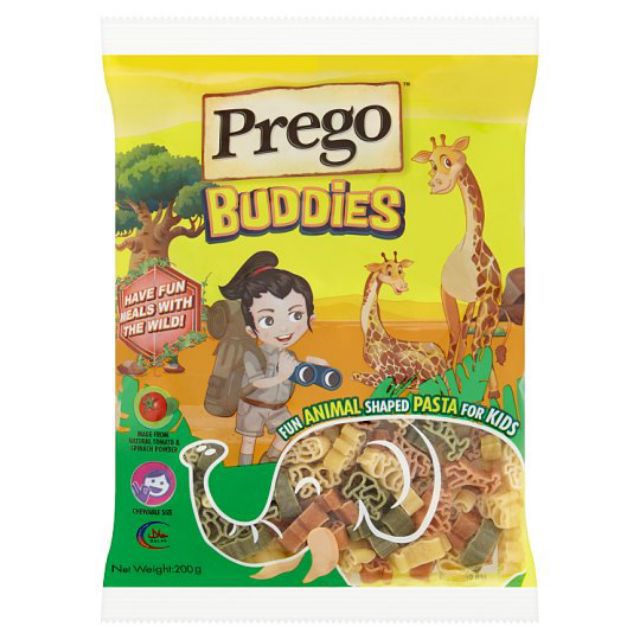 ? Prego Buddies Animal Shaped Pasta For Kids | Shopee Malaysia