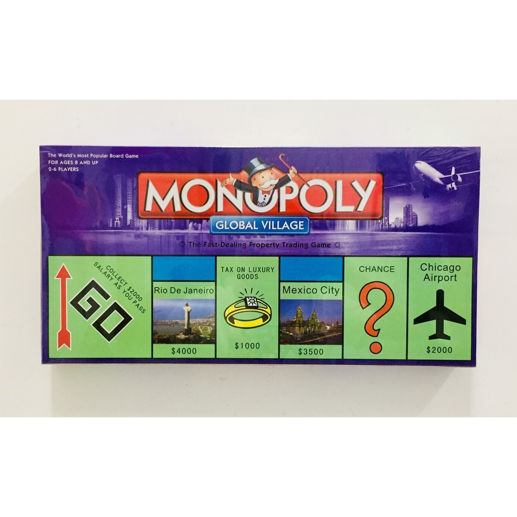 Monopoly Global Village Game Set 767E | Shopee Malaysia