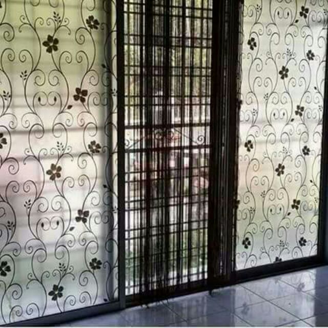 tinted corak cermin rumah