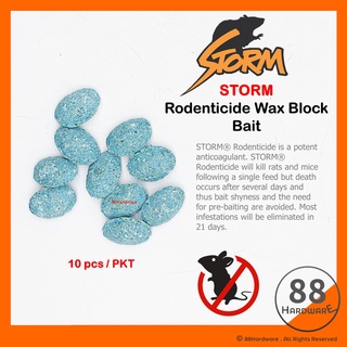 BASF STORM Rodenticide Wax Block Bait / Racun Tikus / Ubat Tikus / Rat ...