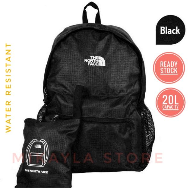 north face foldable backpack