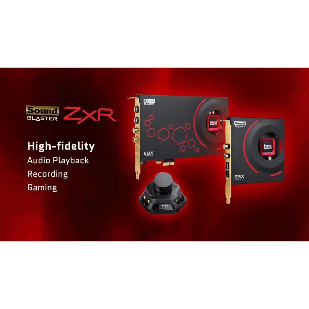 P-Sound 商材 Configure a PC with Creative Sound Blaster ZxR PCI-E