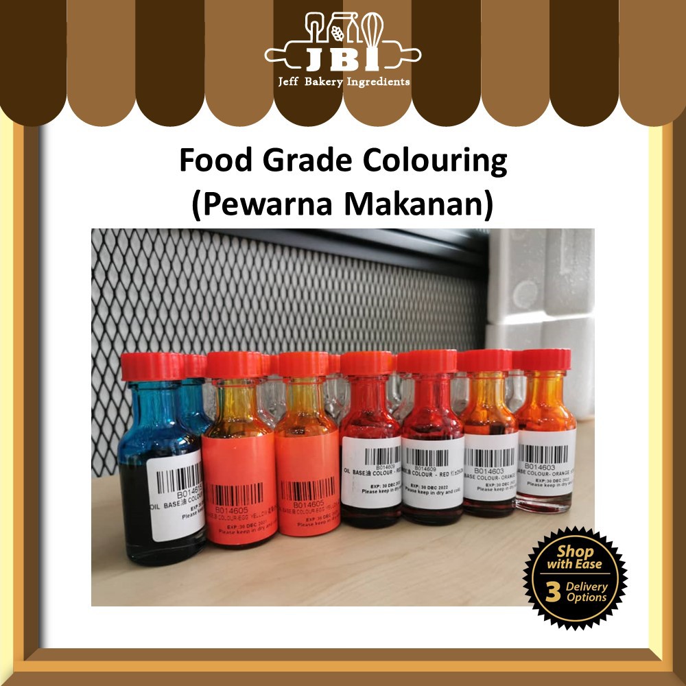 Oil Base Colouring 25g Food Grade Colouring Pewarna Makanan