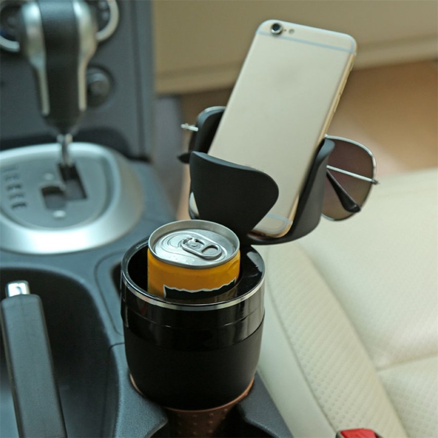 Large Capacity Car Cup Holder Portable Vehicle Seat Cup Cell Phone Drink