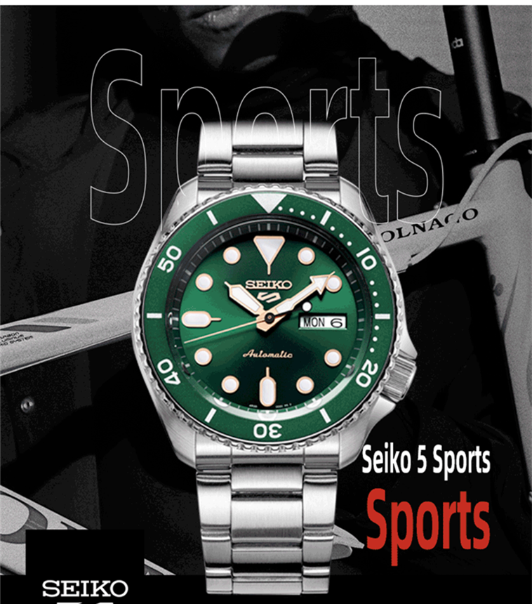 New Design Seiko 5 Ghost Automatic Mechanical Sport Mens Watches | Shopee  Malaysia