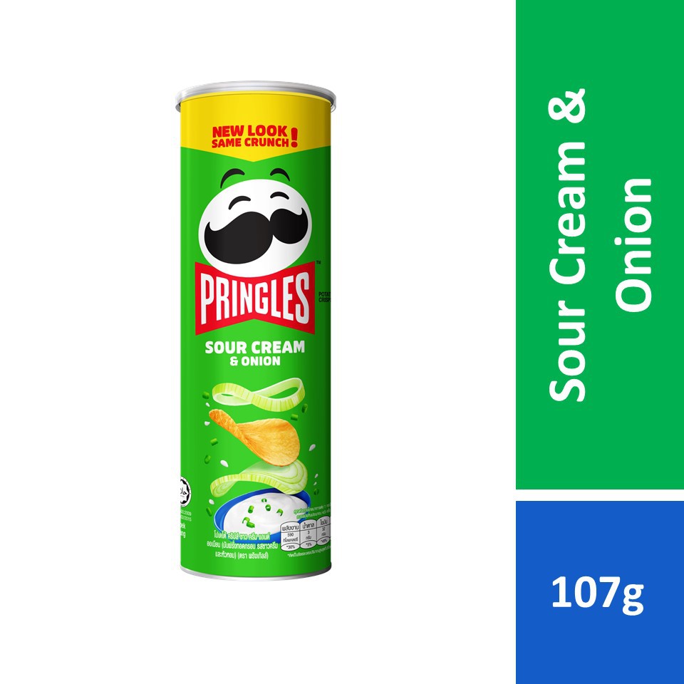 Pringles Snack Sour Cream & Onion Asean Gx 107g | Shopee Malaysia