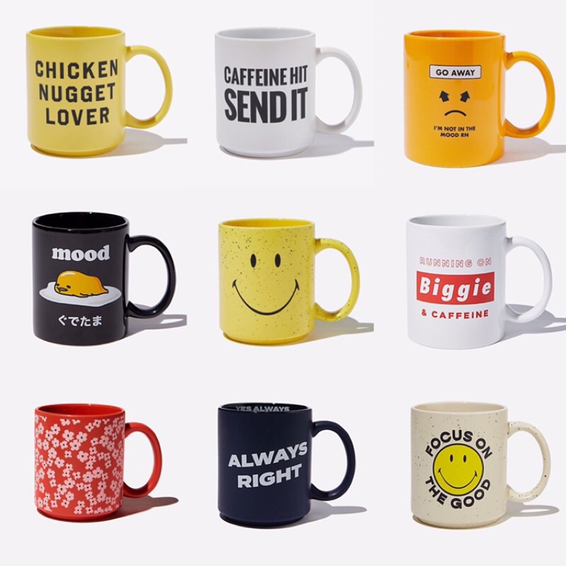 TYPO Anytime Mug Dad GUDETAMA Fav Kid Best Mum Parent TEACHER STAR WARS Barbie Garfield Caffeine Coffee Cat BOSS