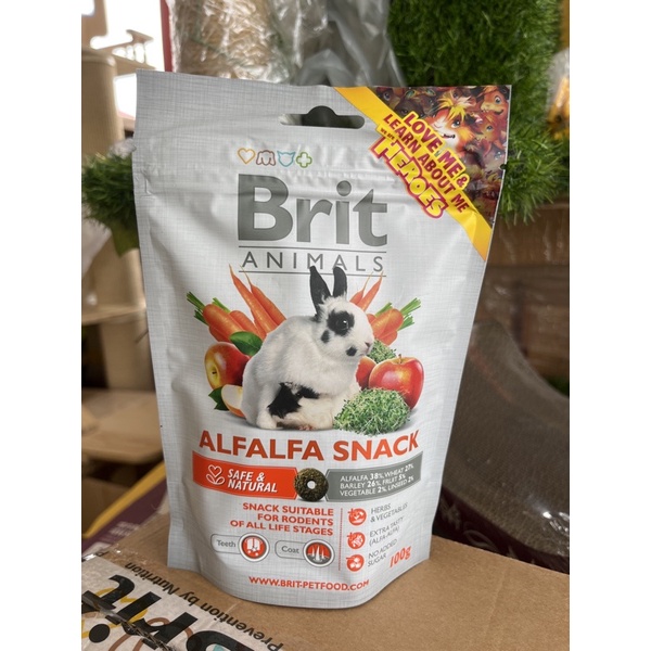 Brit Animals Alfalfa Snack Rabbit Rabbits Snacks For Rodents All Life ...