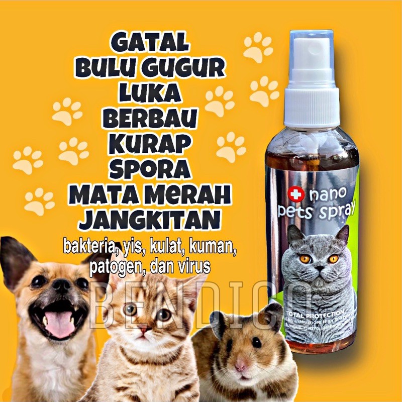 Buy Pets Spray 100ml KUCING, ANJING, CAT, DOG untuk KURAP, KUDIS 