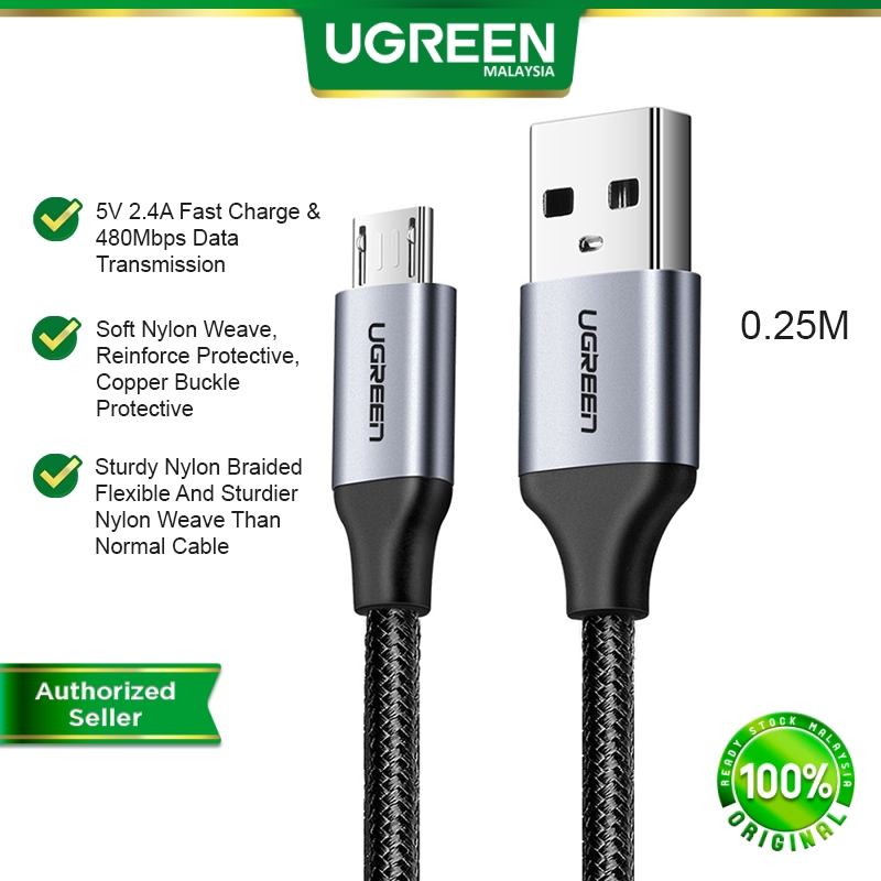 UGREEN Fast Charge Micro USB Cable USB A To Micro B Quick charge Sync ...