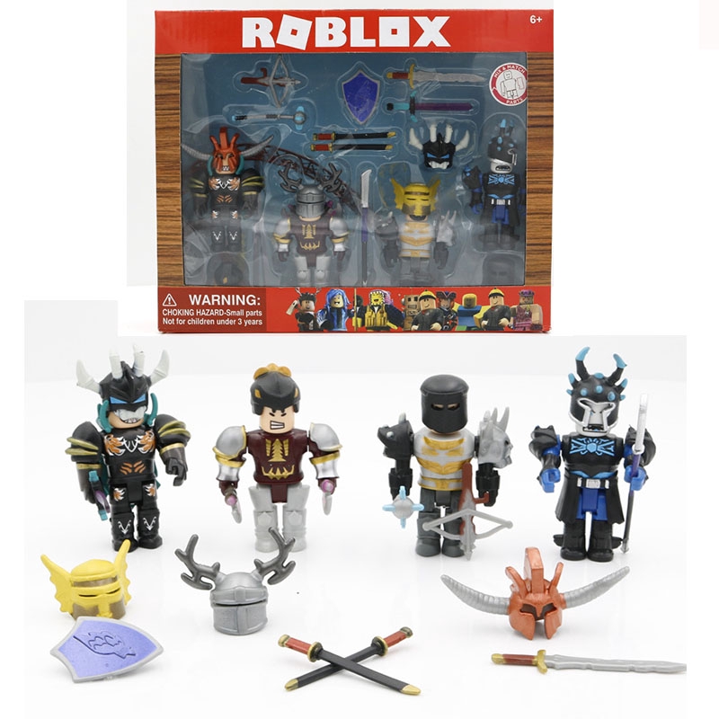 Roblox Figure Game Toys Playset Action Age Of Chivalry Robot Kids Gift Shopee Malaysia - carte robux 50