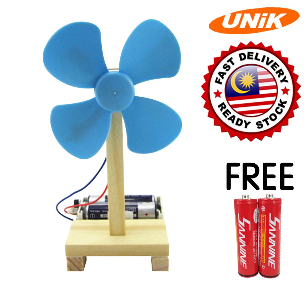 Unik Diy Electric Fan For Children Early Learning School Science Rbt Project Model Kipas Projek Sains Rbt Sek 设计工艺风扇 Shopee Malaysia