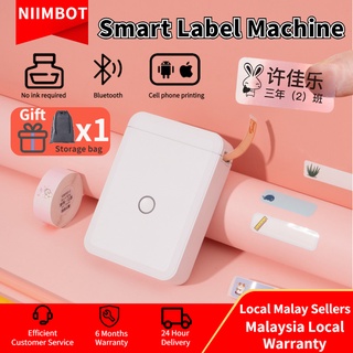 【Sent from Malaysia】Niimbot D110 Label Maker Printer Inkless Bluetooth Label Thermal Printer