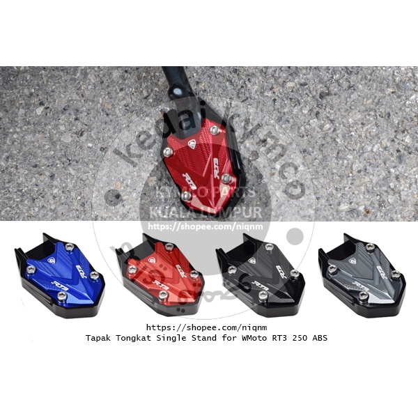 WMoto RT3 250 ABS Tapak Tongkat Single Stand Pad Tapak Itik Tongkat