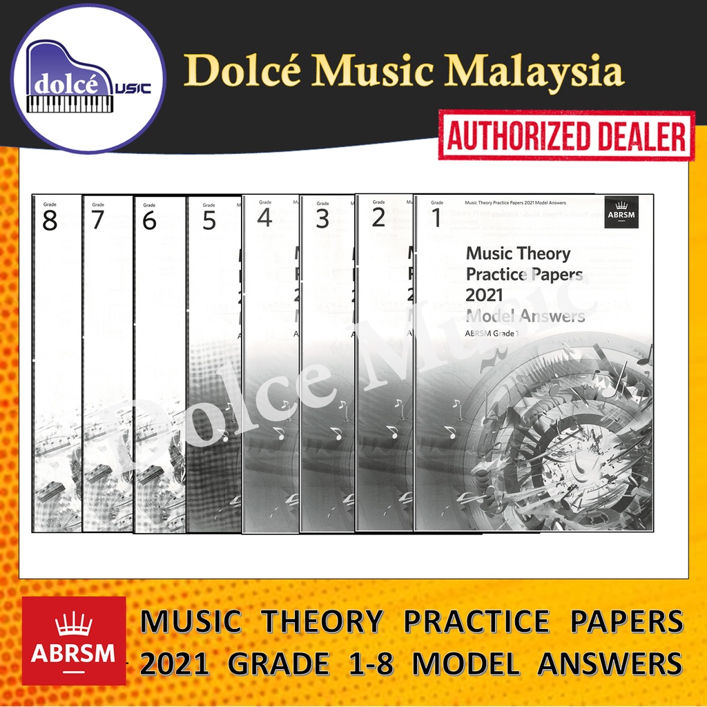 ABRSM - Music Theory Practice Papers 2021 Grade 1-8 Model Answers ...