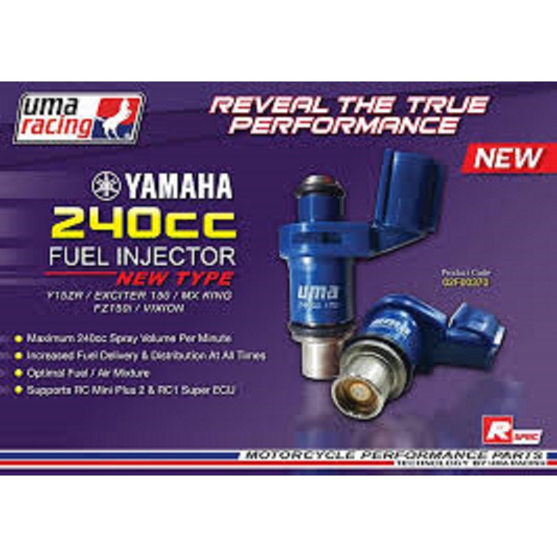 UMA RACING Y15 V2 FUEL INJECTOR 160CC/240CC Y15ZR V2 (MADE IN JAPAN