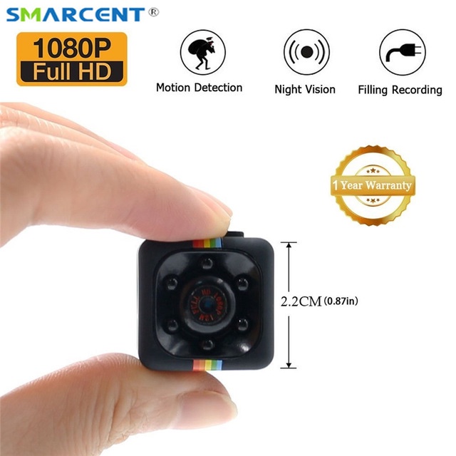 SPY CAM ACTION CAMERA CCTV KAMERA SIZE SMALL KECIK KECIL 1080MP NIGHT MODE  MOD GELAP