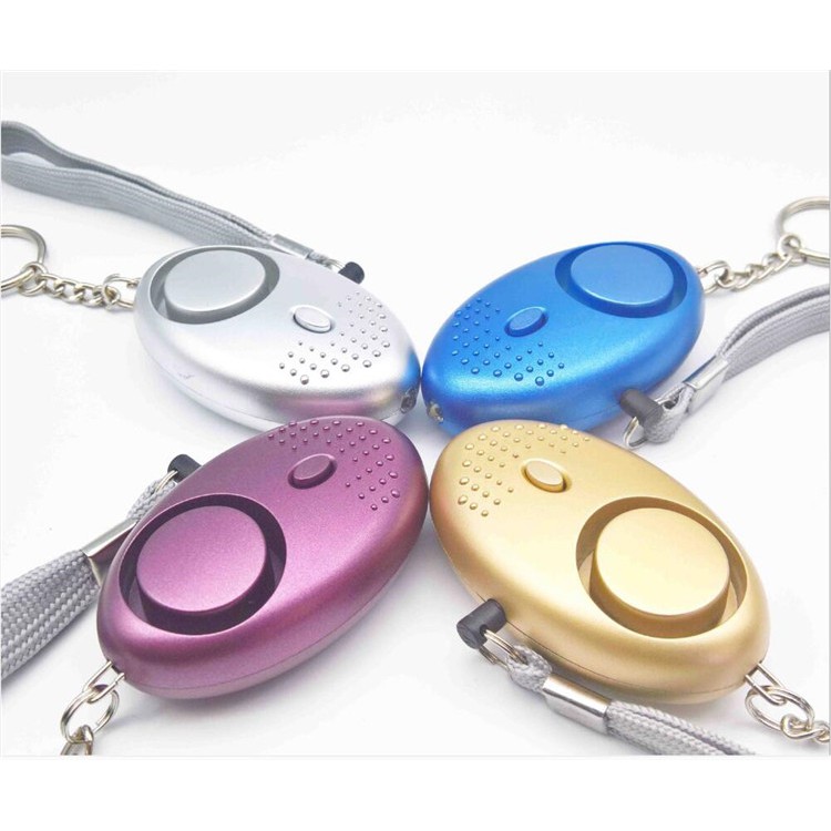 (Buildtech) Pocket Alarm 130db Flashlight Self Defense Alarm For Lady or Elderly