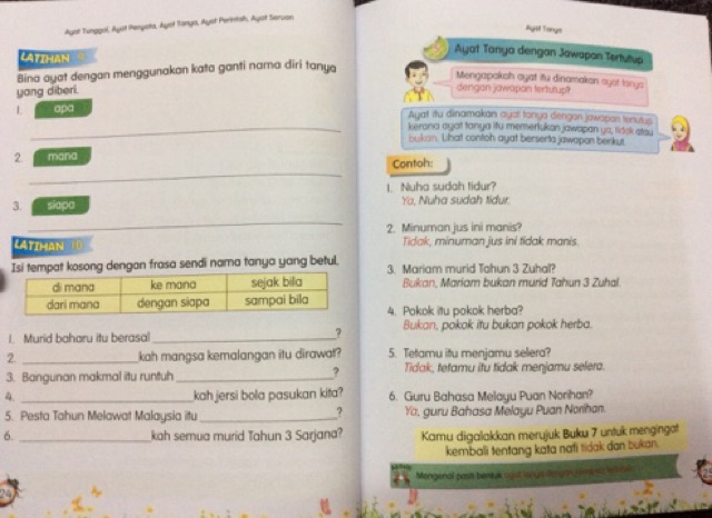 Siri Penguasaan Tatabahasa Buku 12 Ayat Tunggal Ayat Penyata Ayat Tanya Ayat Perintah Ayat Seruan Shopee Malaysia