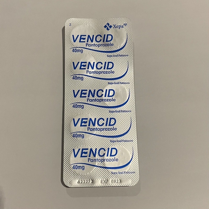 Vencid pantoprazole 40mg ubat apa