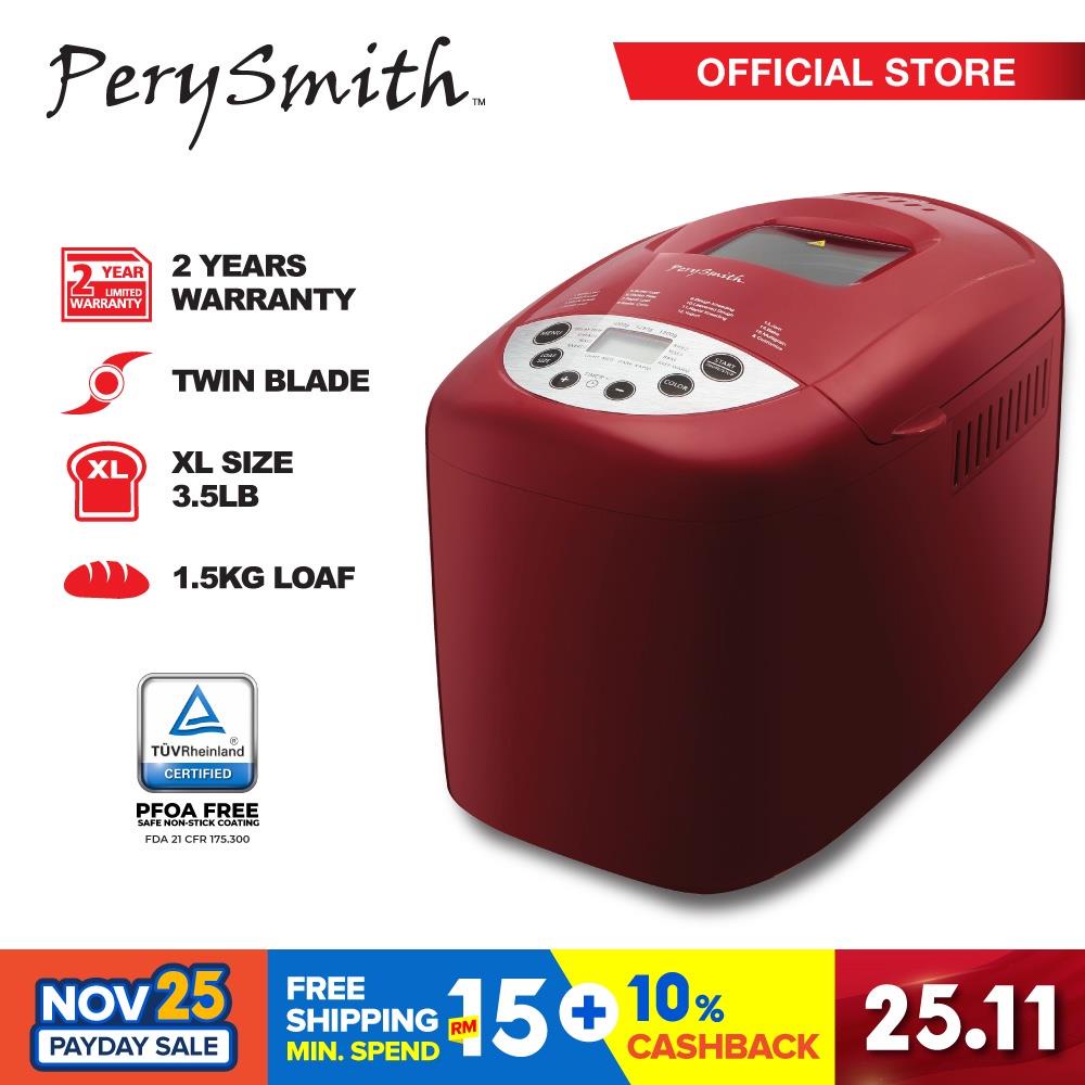 PerySmith Bread Maker Ecohealth Series - Size XL (3.5LB) PS3500